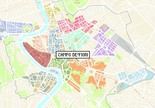 Guia tur�stica de Roma, Campo de�Fiori