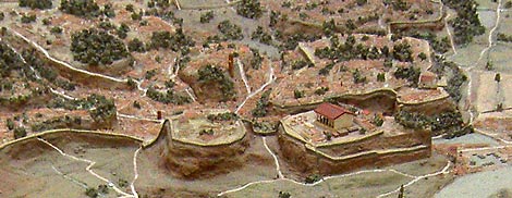 Maqueta de Roma arcaica Maqueta de la Roma arcaica