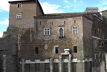 Casas renacentistas en los Foros Imperiales