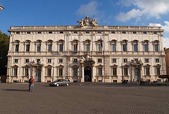 Palacio de la Consulta, en el Quirinal