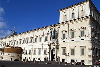 Palacio del Quirinal. Vista general