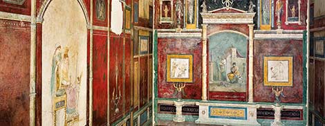 Frescos de la Villa Farnesina (primera edad augusta 30-20 a.C.) Frescos de la Villa Farnesina (primera edad augusta 30-20 a.C.)