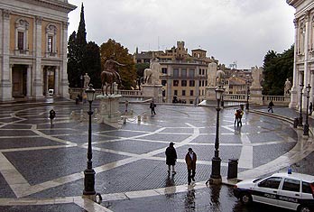 Pavimento estrellado del Campidoglio