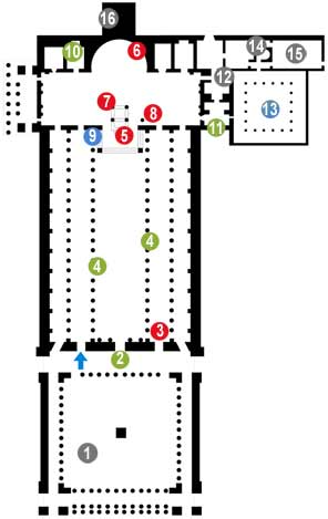 Plano de San Pablo Extramuros