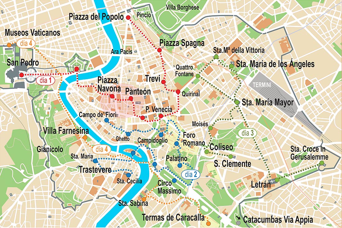 Propuesta de visitas en Roma para 4 días