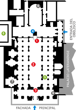 Plano de San Juan de Letrán