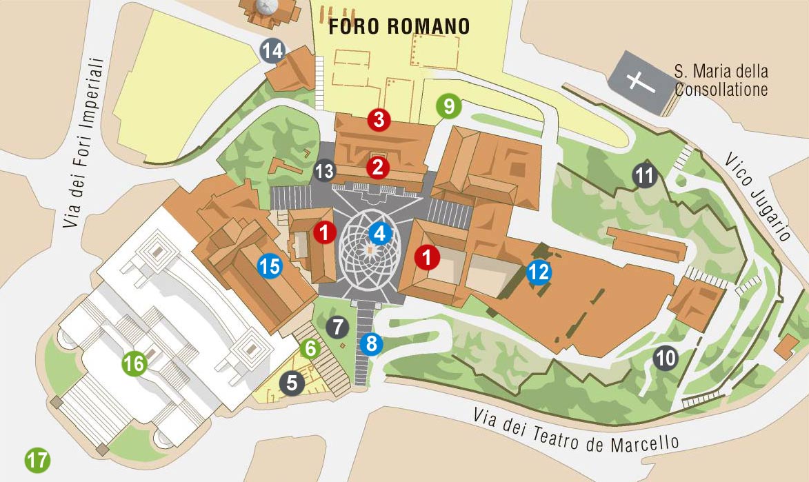 Plano del Campidoglio