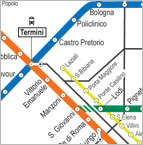 Mapa del Metro de Roma