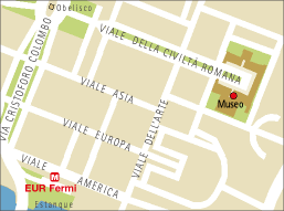 mapa Museo de la Civilización Romana