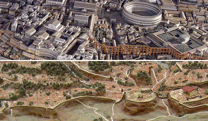 Maquetas - Museo de la Civilización Romana