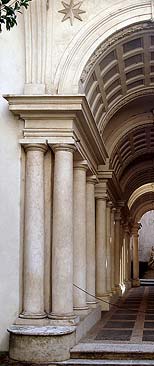 Perspectiva forzada de Borromini, 1652-53 Perspectiva de Borromini