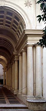 Perspectiva forzada de Borromini, 1652-53 Perspectiva forzada de Borromini