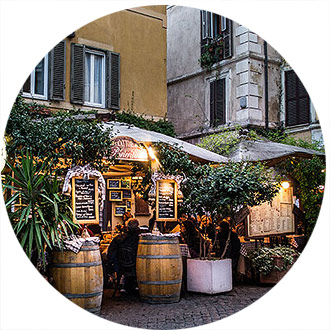 Rutas gastronómicas por Roma