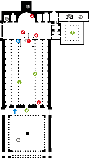 Plano de San Pablo Extramuros