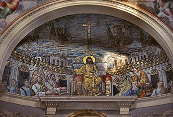 Santa Pudenciana. Mosaico del ábside