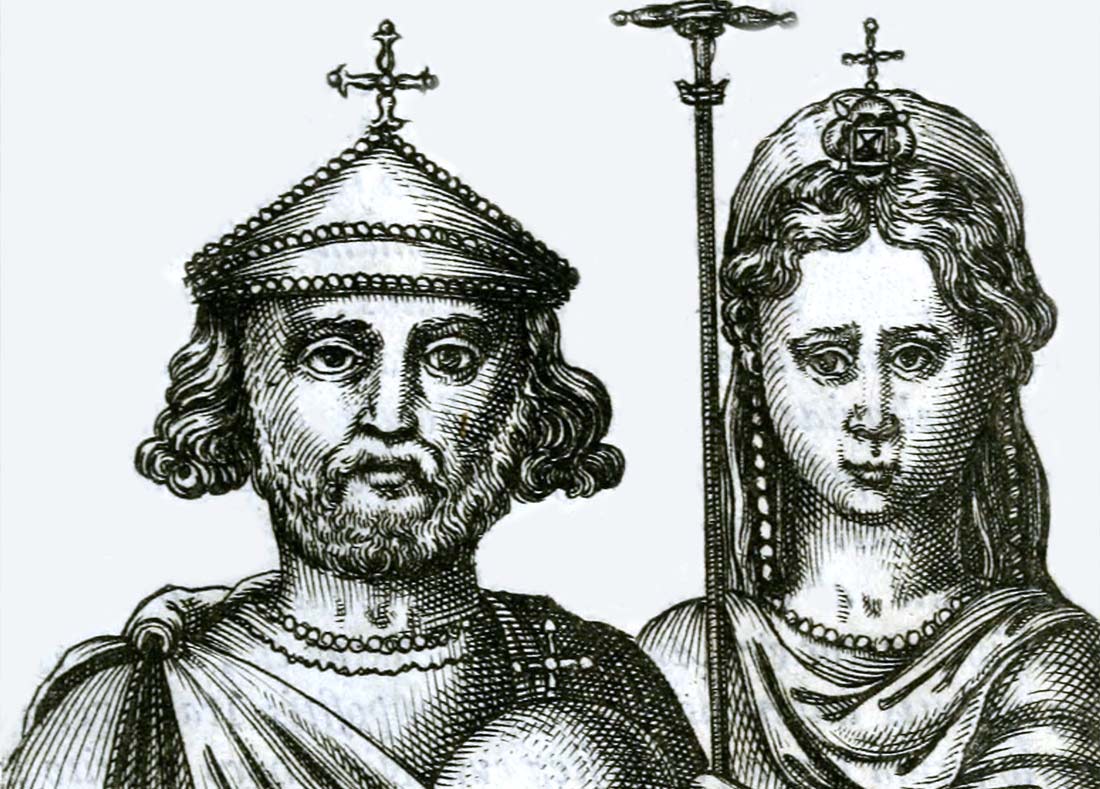 Irene de Atenas y Constantino VI, emperadores